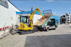 Kabelumlegung mit Kabelzug