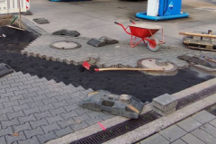 Kabelumlegung mit Kabelzug