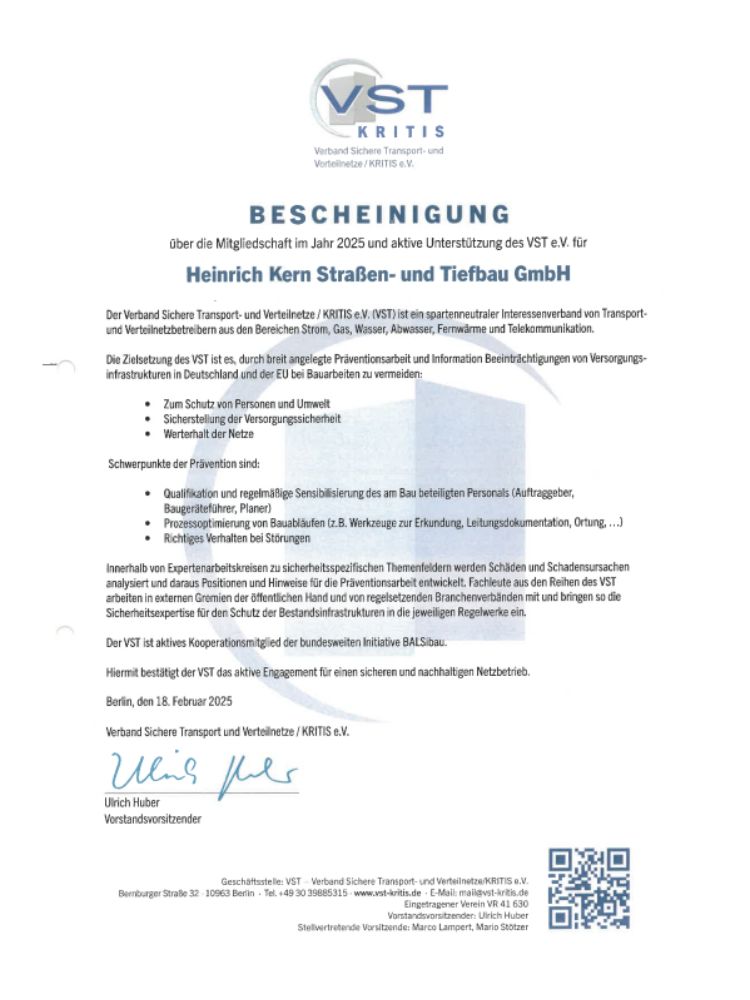 KRITIS – Verband sichere Transport und Verteilnetze