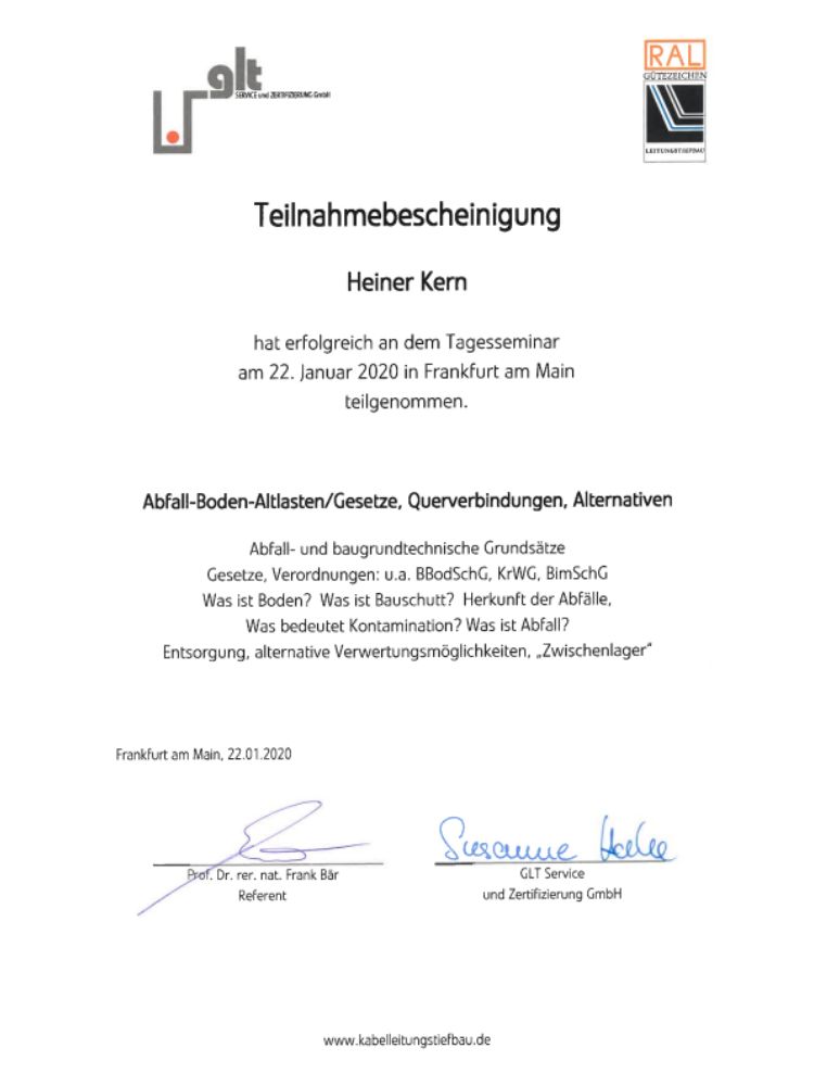 RAL – Abfall-Boden-Altlasten-Gesetze, Querverbindungen, Alternativen